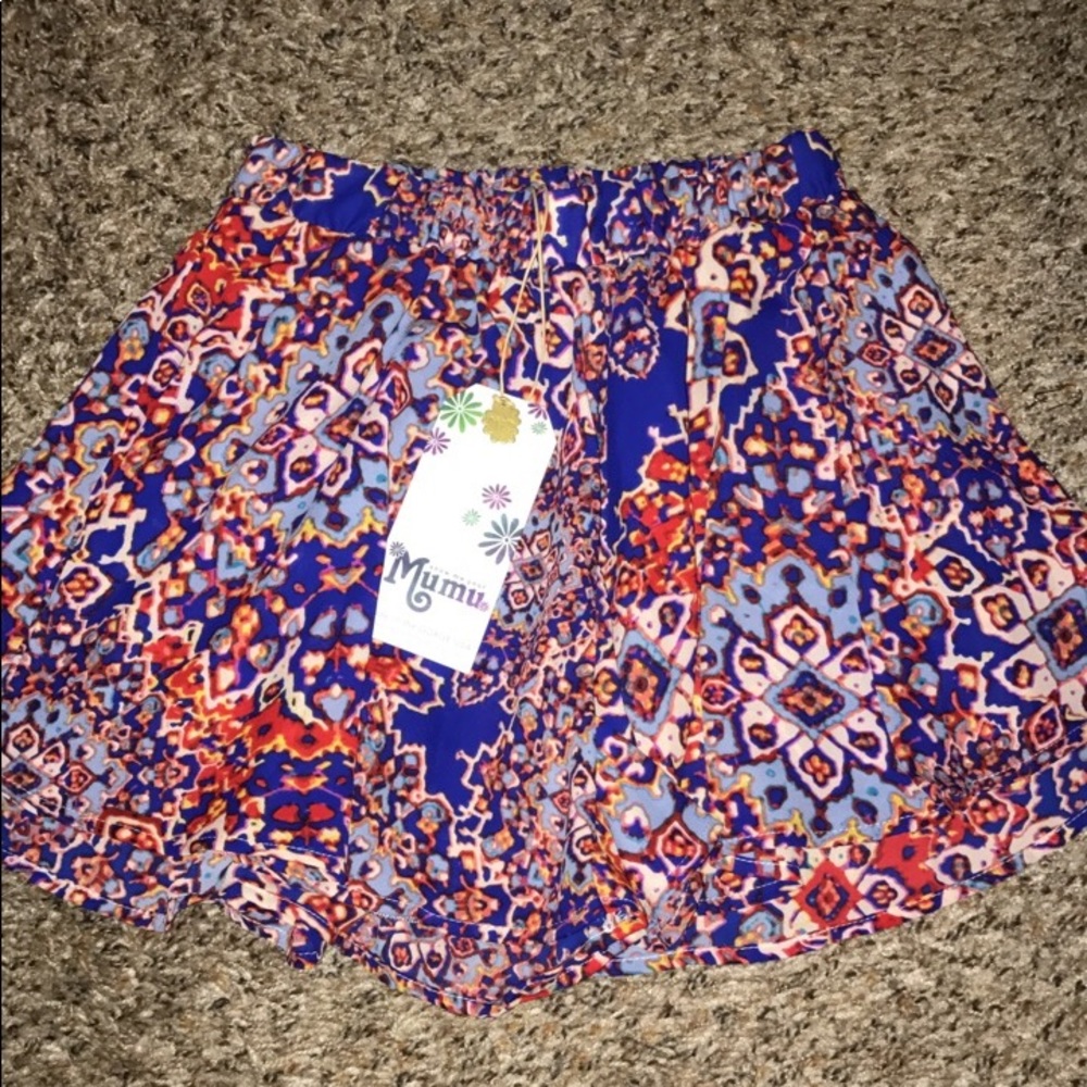 Show me your mumu Carlos swing short NWT xs